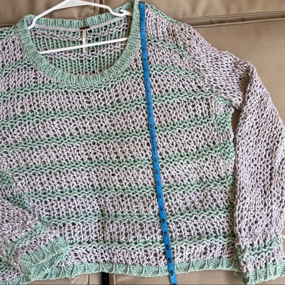 FREE PEOPLE Provence striped cloud combo sweater - Picture 6 of 8